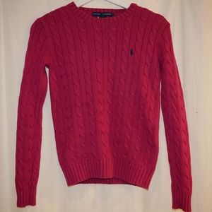 Pink Knit Ralph Lauren Small Sweater